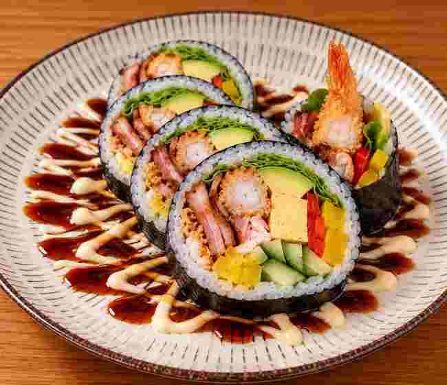 BACON and EGG FUTOMAKI