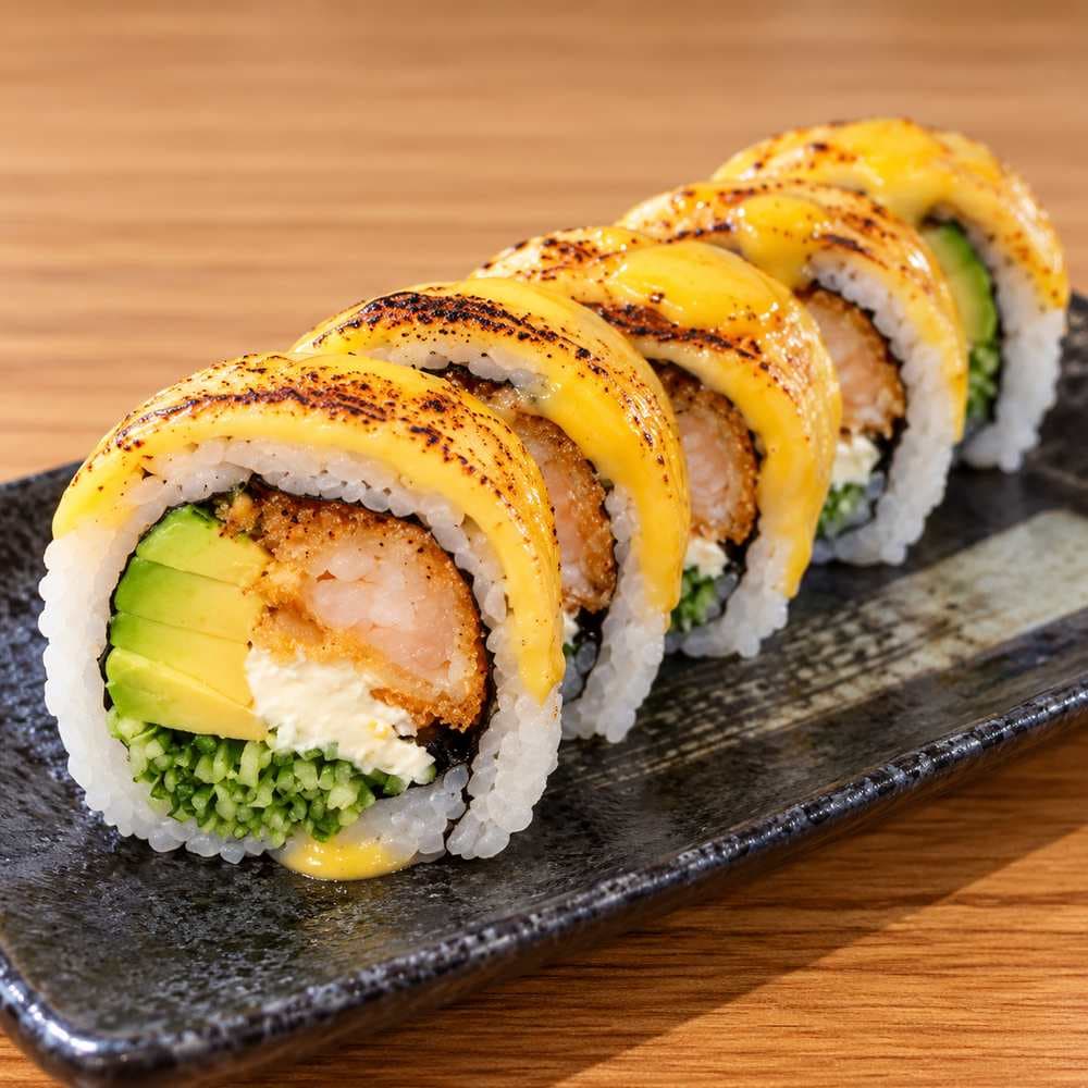 DOUBLE CHEESE PRAWN ROLL