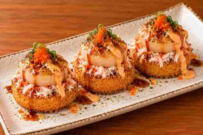 GRILLED SCALLOP ARANCINI ROLL