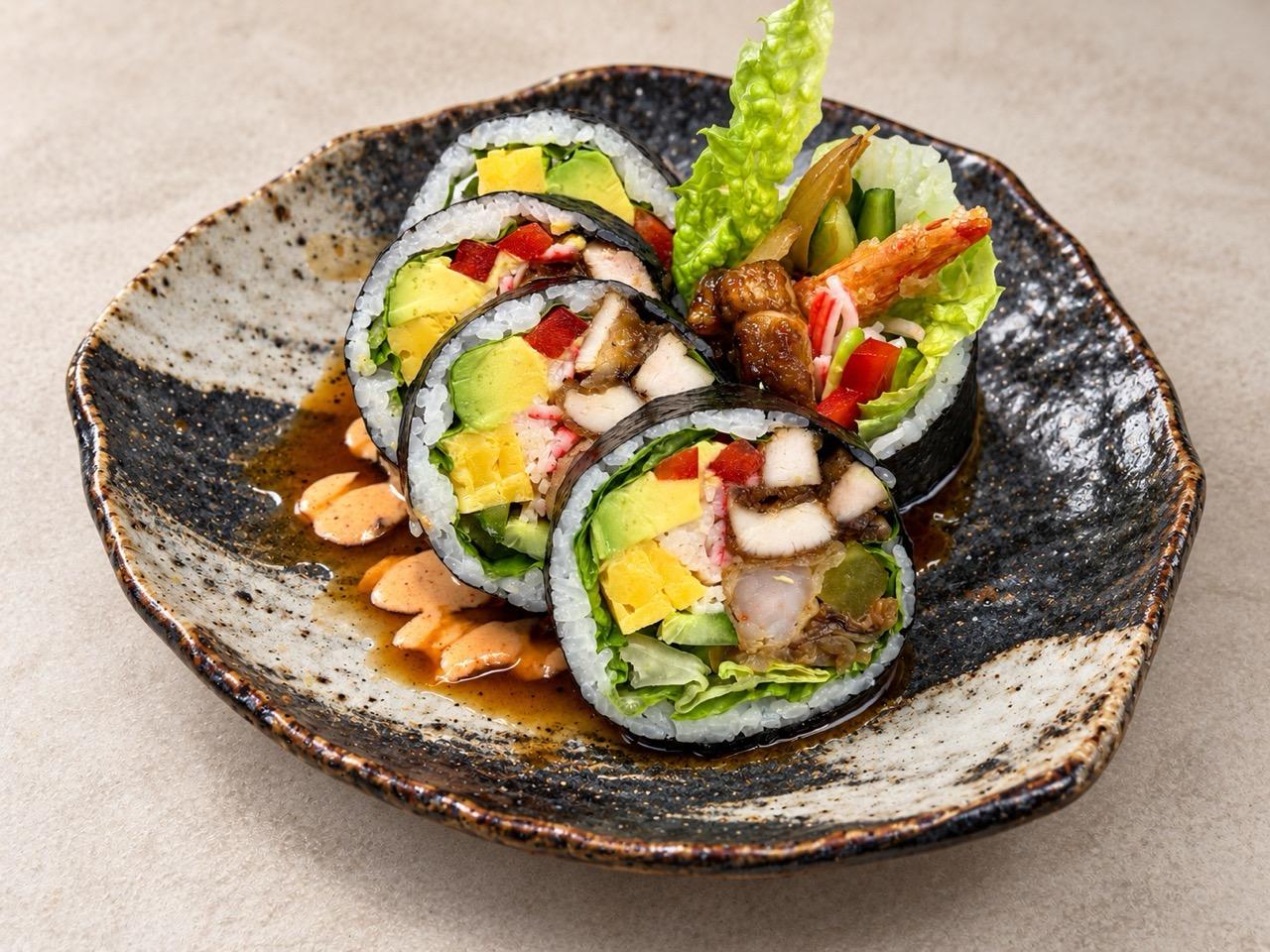 TERI CHICKEN FUTOMAKI