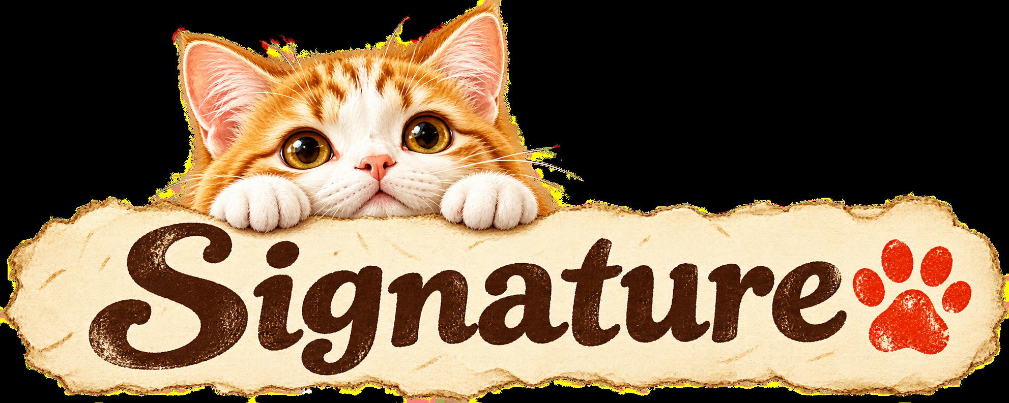 Signature menu