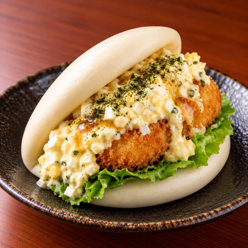 PRAWN CROQUETTE BAO
